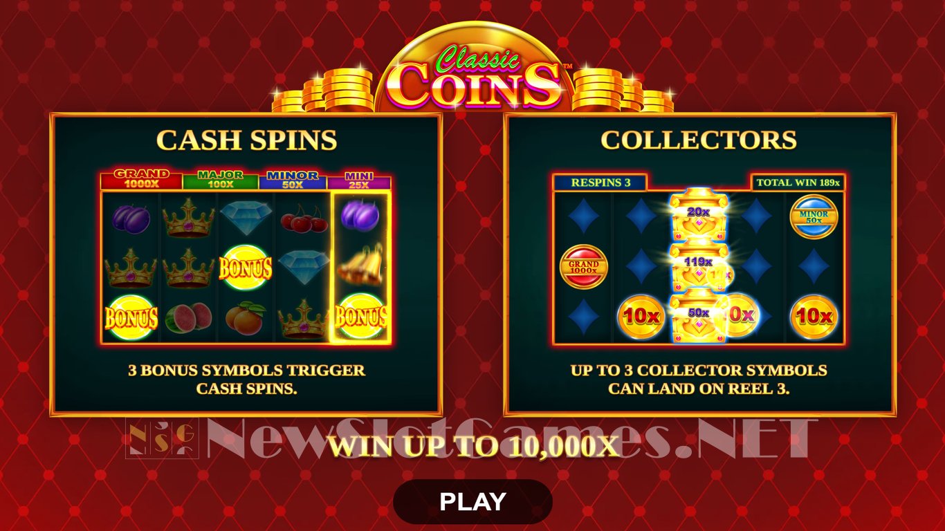 Classic Coins Slot Demo Image