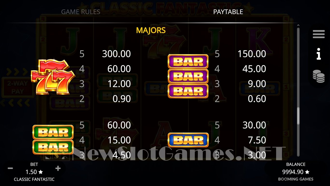 Classic Fantastic Slot Slot Image in Demo - pic. 10