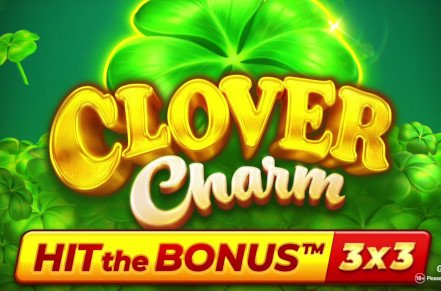 Clover Charm Hit The Bonus Slot Logo