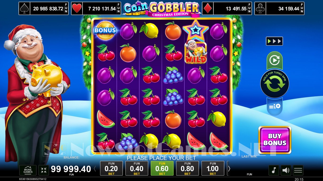 Coin Gobbler - Christmas Edition Slot Demo Image