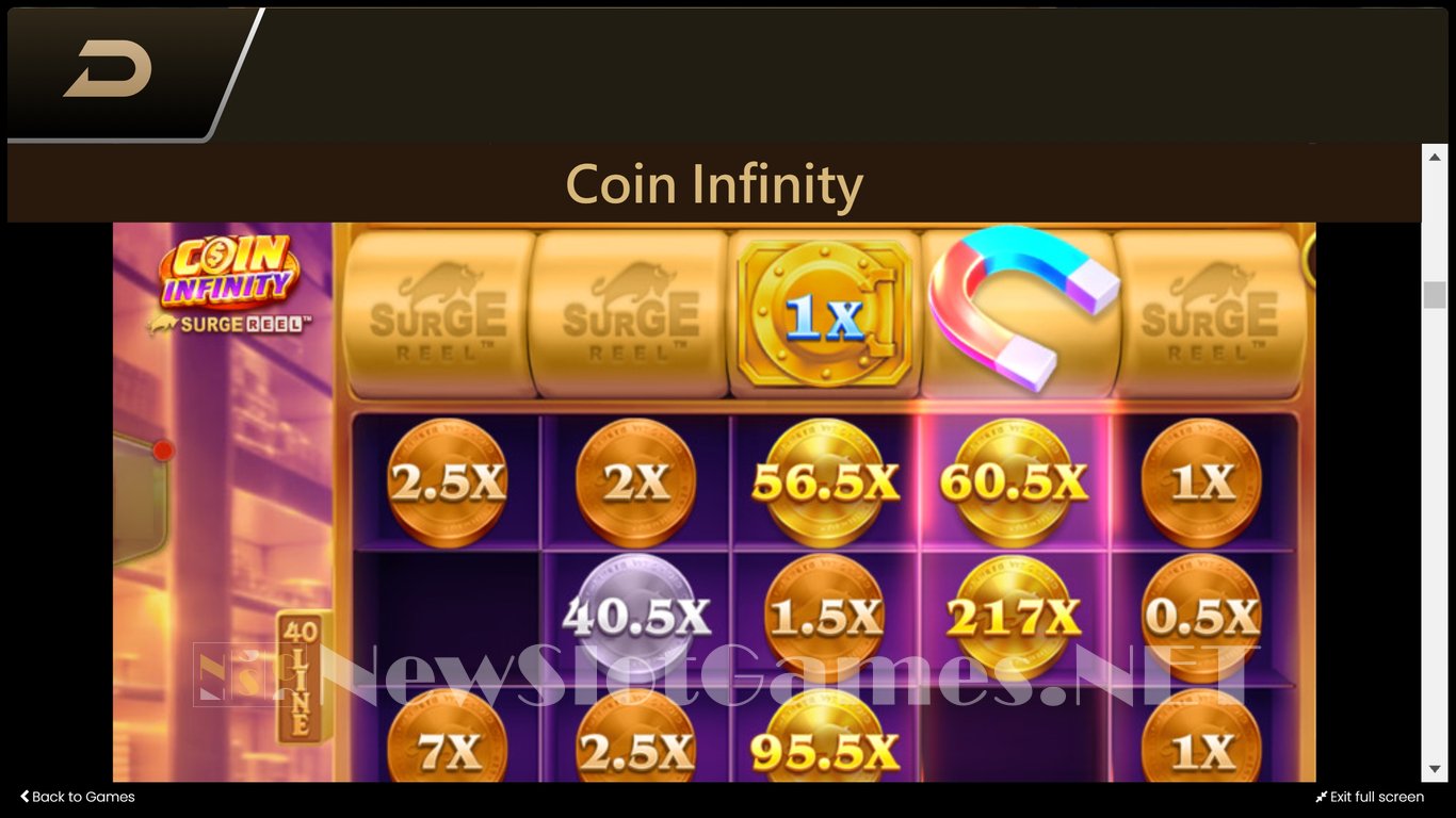 Coin Infinity Surge Reel Slot Slot Image in Demo - pic. 11