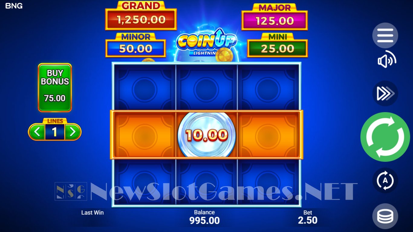 Coin UP Lightning Slot Slot Image in Demo - pic. 2