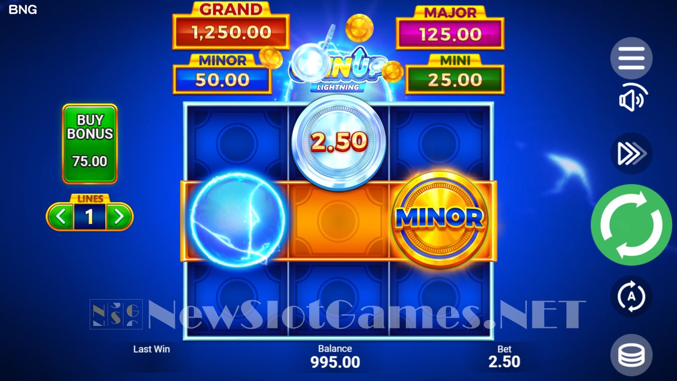 Coin UP Lightning Slot Slot Image in Demo - pic. 3