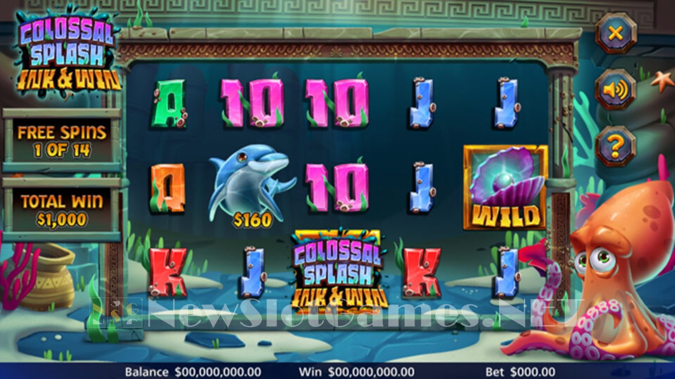 Colossal Splash Ink & Win Slot Demo Image