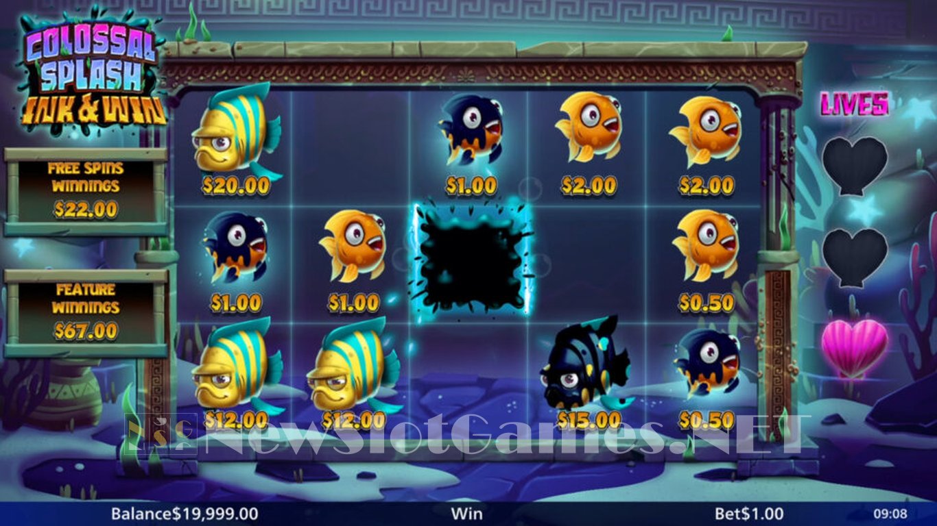 Colossal Splash Ink & Win Slot Slot Image in Demo - pic. 4