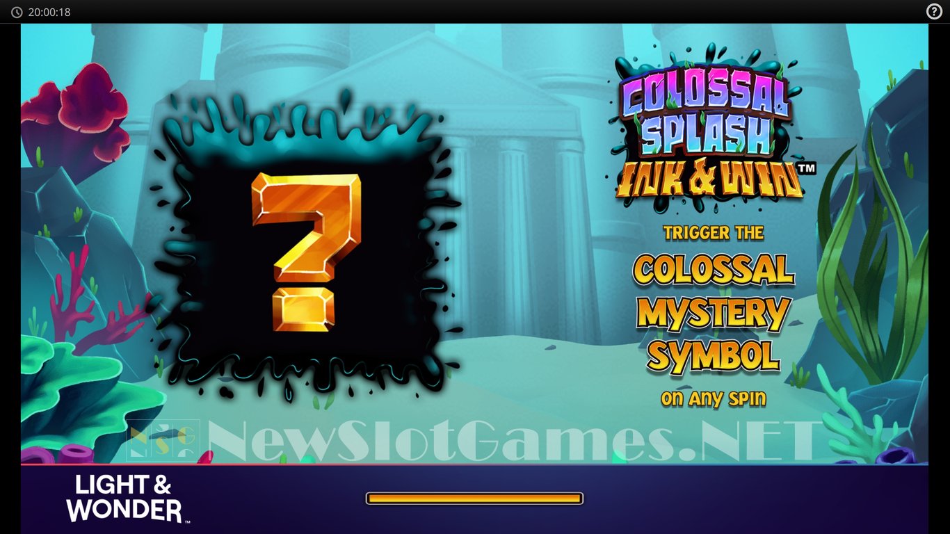 Colossal Splash Ink and Win Merry Christmas Slot Demo Image