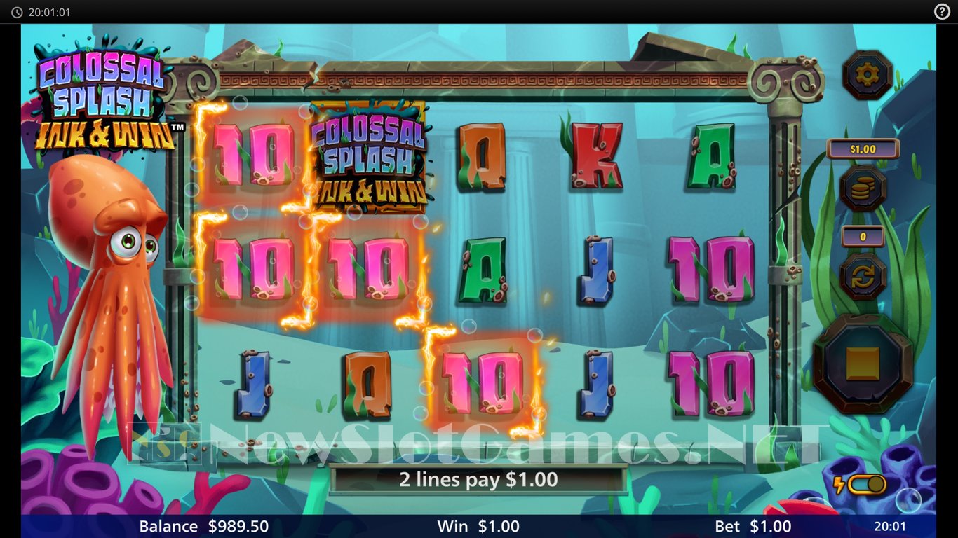 Colossal Splash Ink and Win Merry Christmas Slot Slot Image in Demo - pic. 6