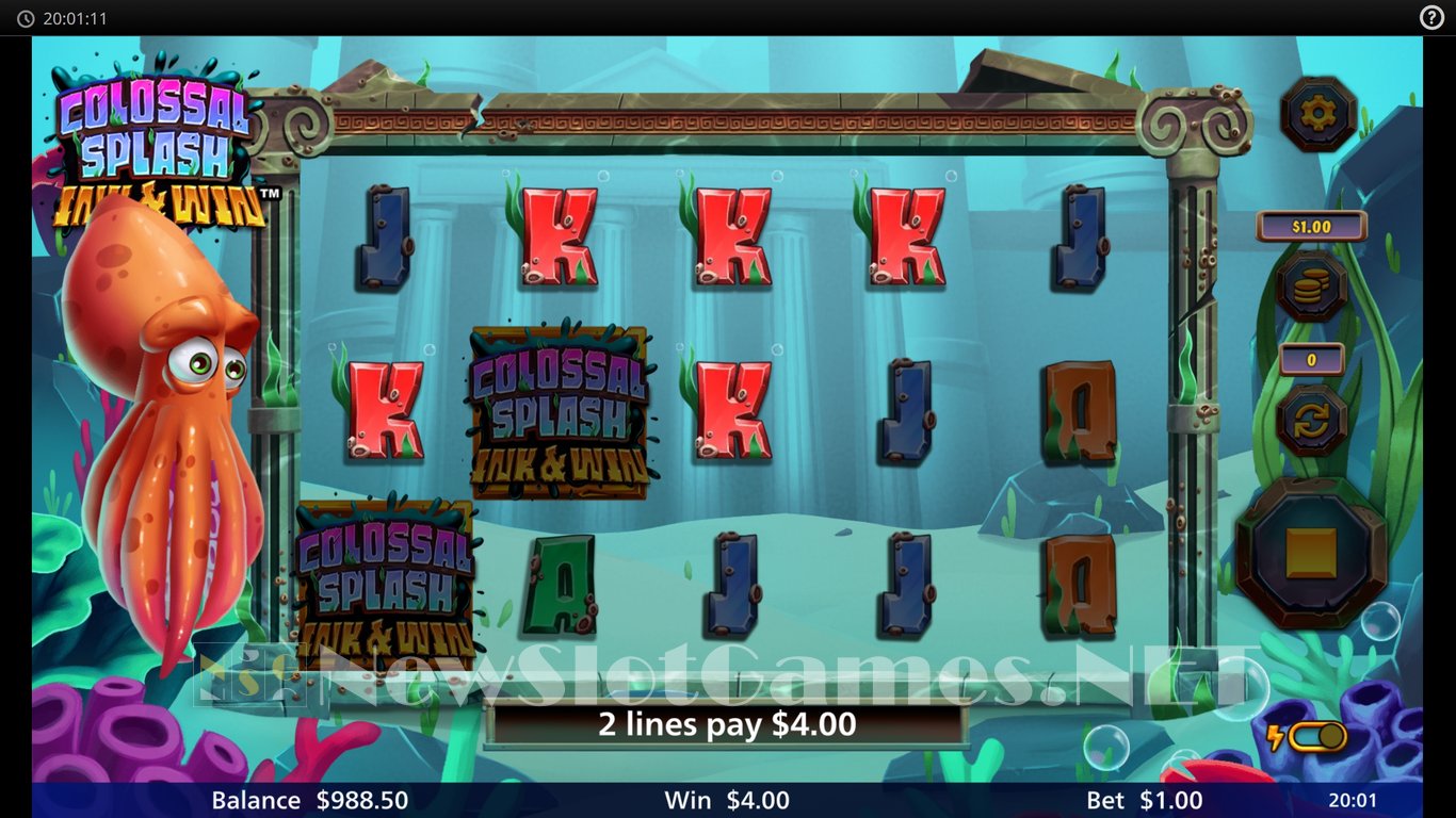 Colossal Splash Ink and Win Merry Christmas Slot Slot Image in Demo - pic. 7