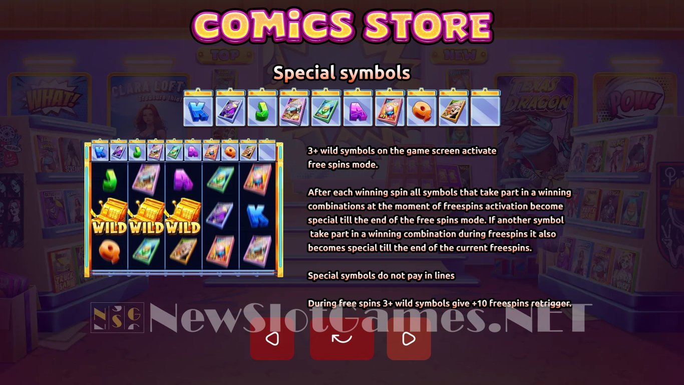 Comics Store Slot Slot Image in Demo - pic. 10