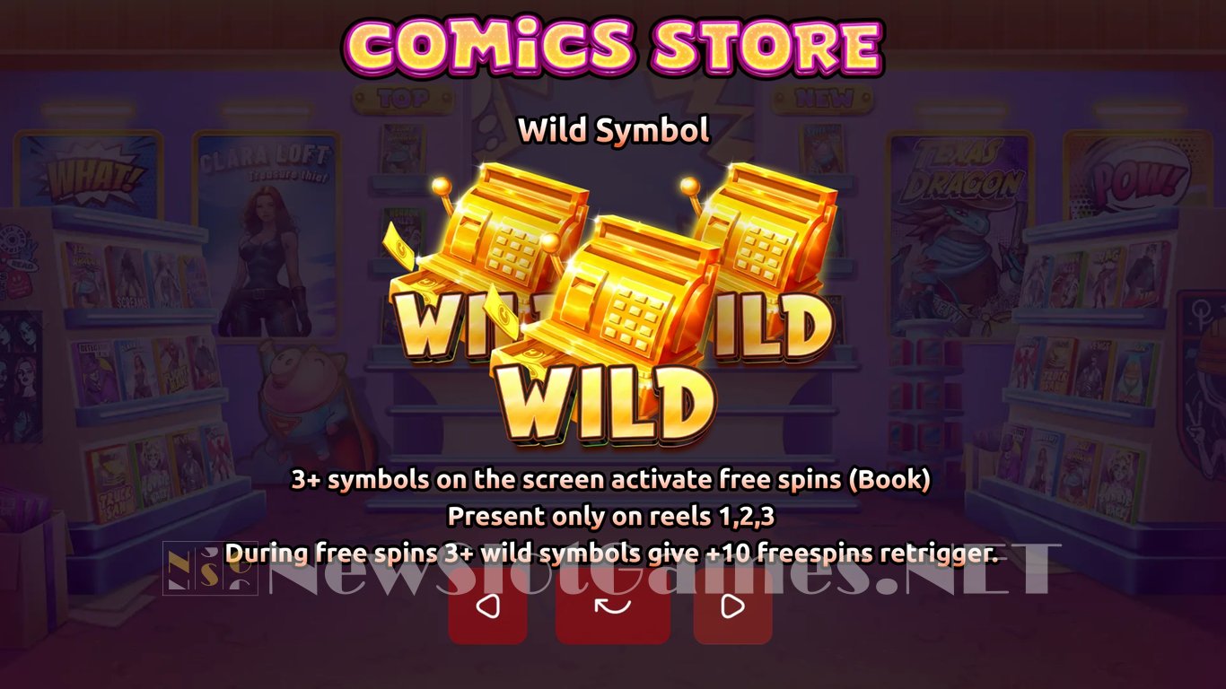 Comics Store Slot Slot Image in Demo - pic. 11