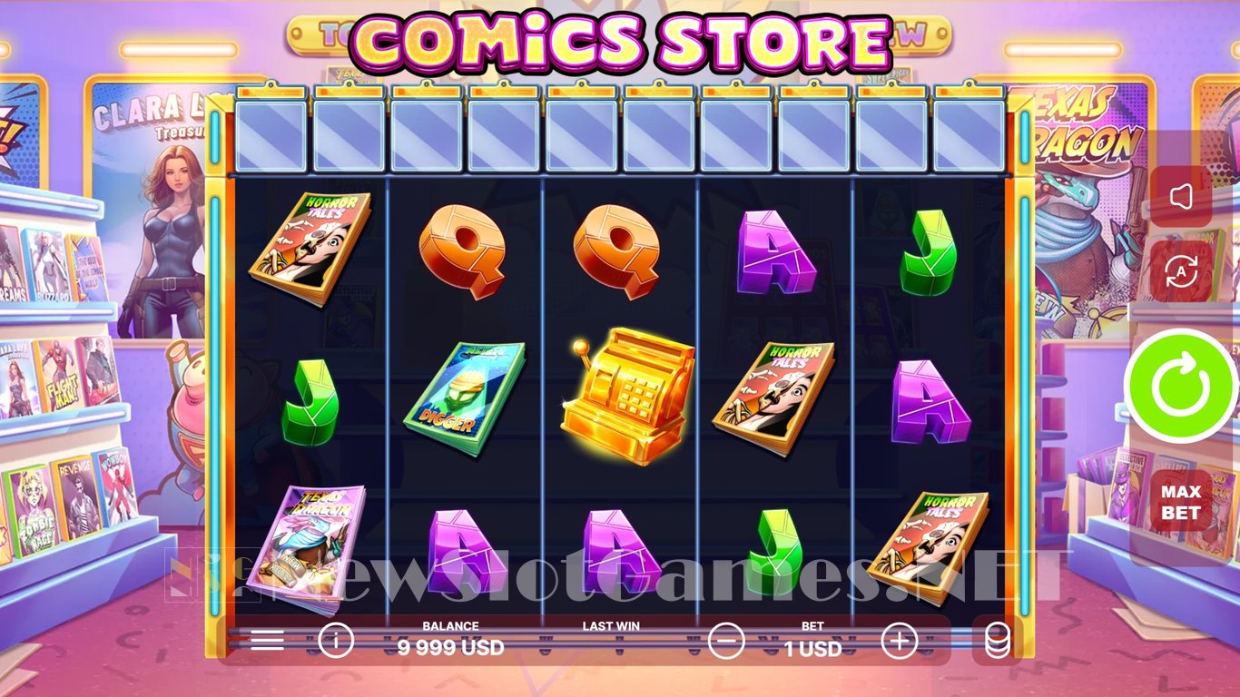 Comics Store Slot Slot Image in Demo - pic. 2