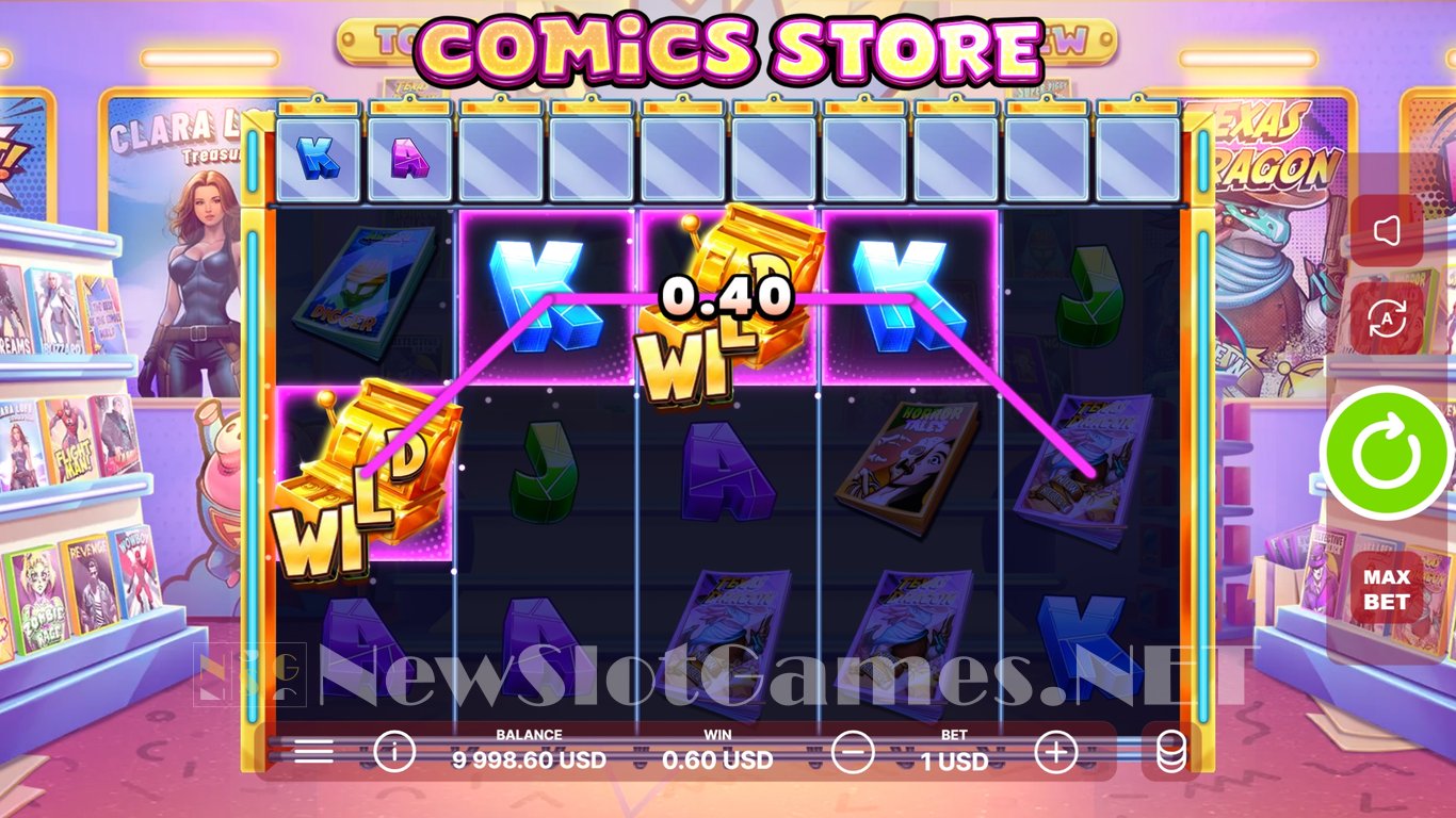 Comics Store Slot Slot Image in Demo - pic. 3