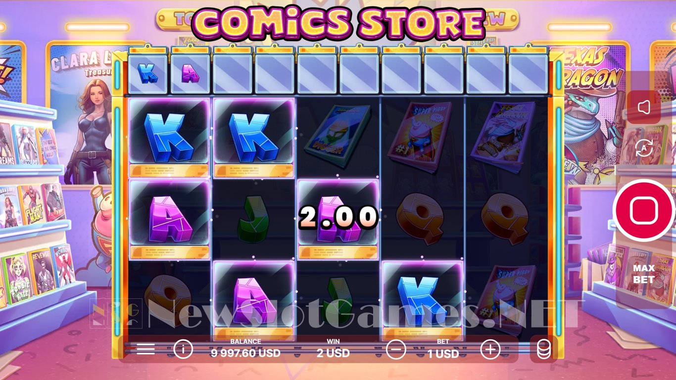 Comics Store Slot Slot Image in Demo - pic. 4
