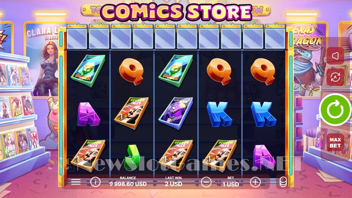 Comics Store Slot Slot Image in Demo - pic. 5