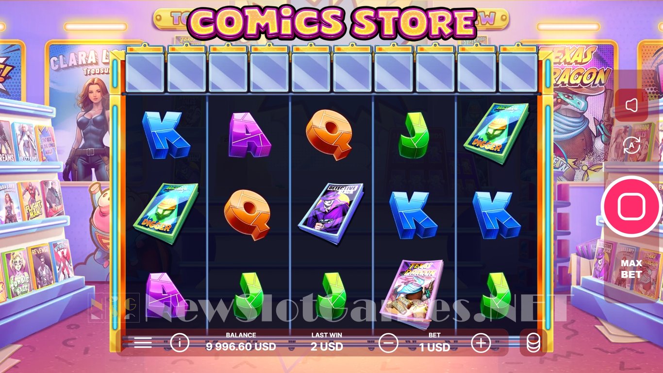 Comics Store Slot Slot Image in Demo - pic. 6