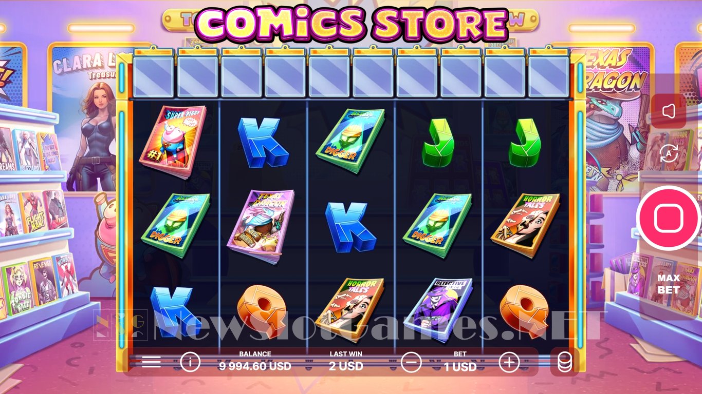 Comics Store Slot Slot Image in Demo - pic. 7