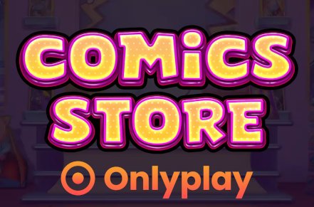 Comics Store Slot Logo