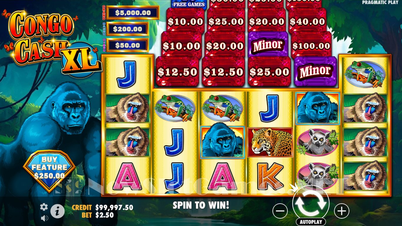 Congo Cash XL Slot Demo Image