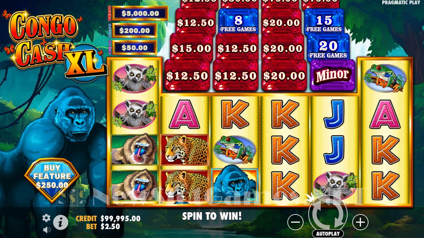 Congo Cash XL Slot Slot Image in Demo - pic. 2
