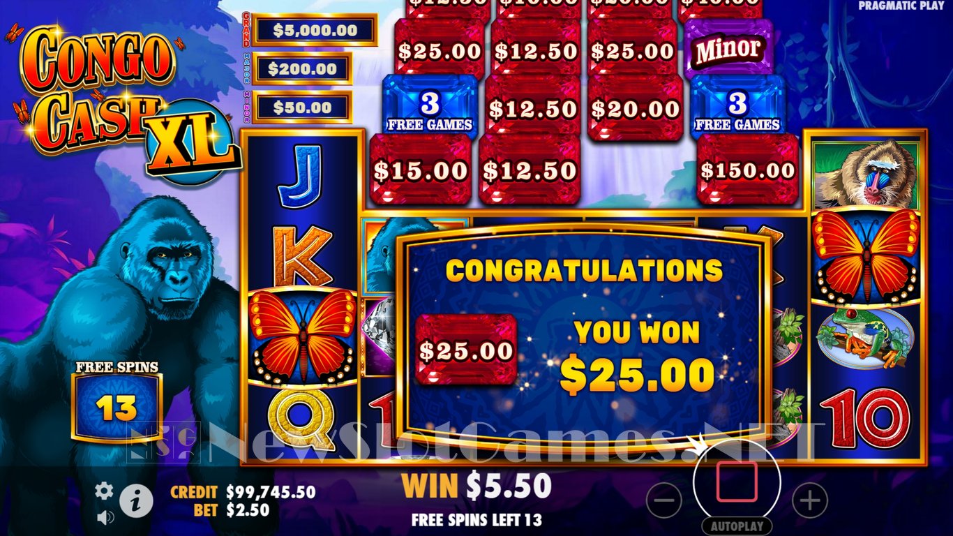 Congo Cash XL Slot Slot Image in Demo - pic. 9