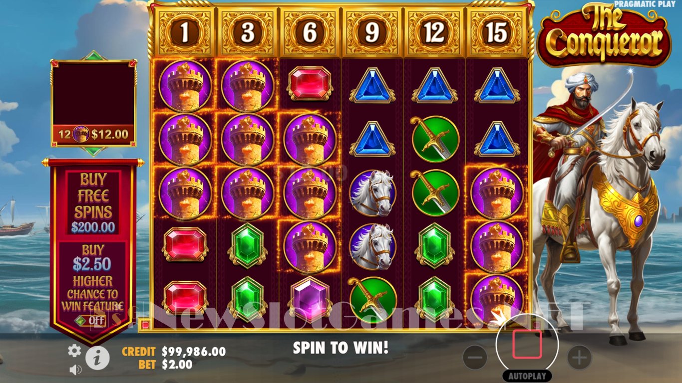 The Conqueror Slot Slot Image in Demo - pic. 4