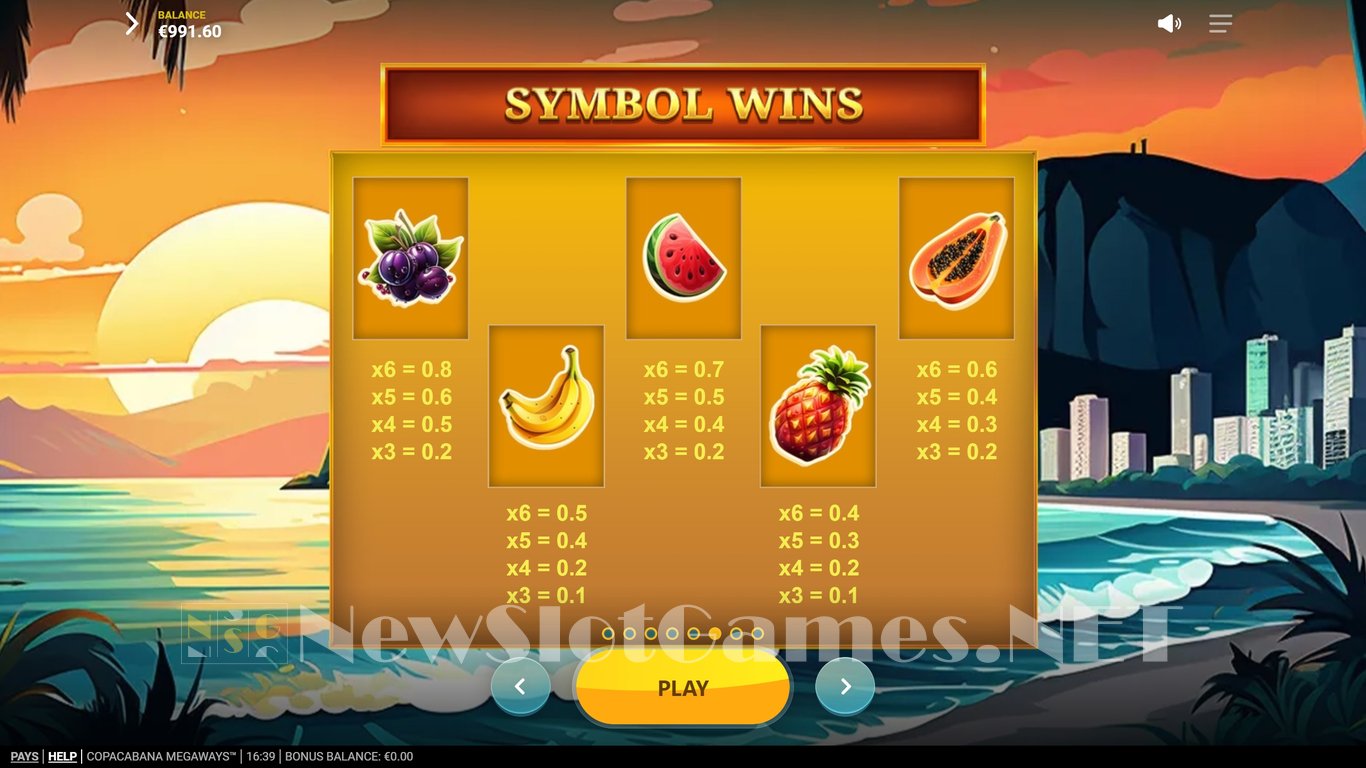 Copacabana Megaways Slot Slot Image in Demo - pic. 8
