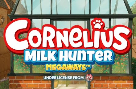 Cornelius Milk Hunter Megaways Slot Logo