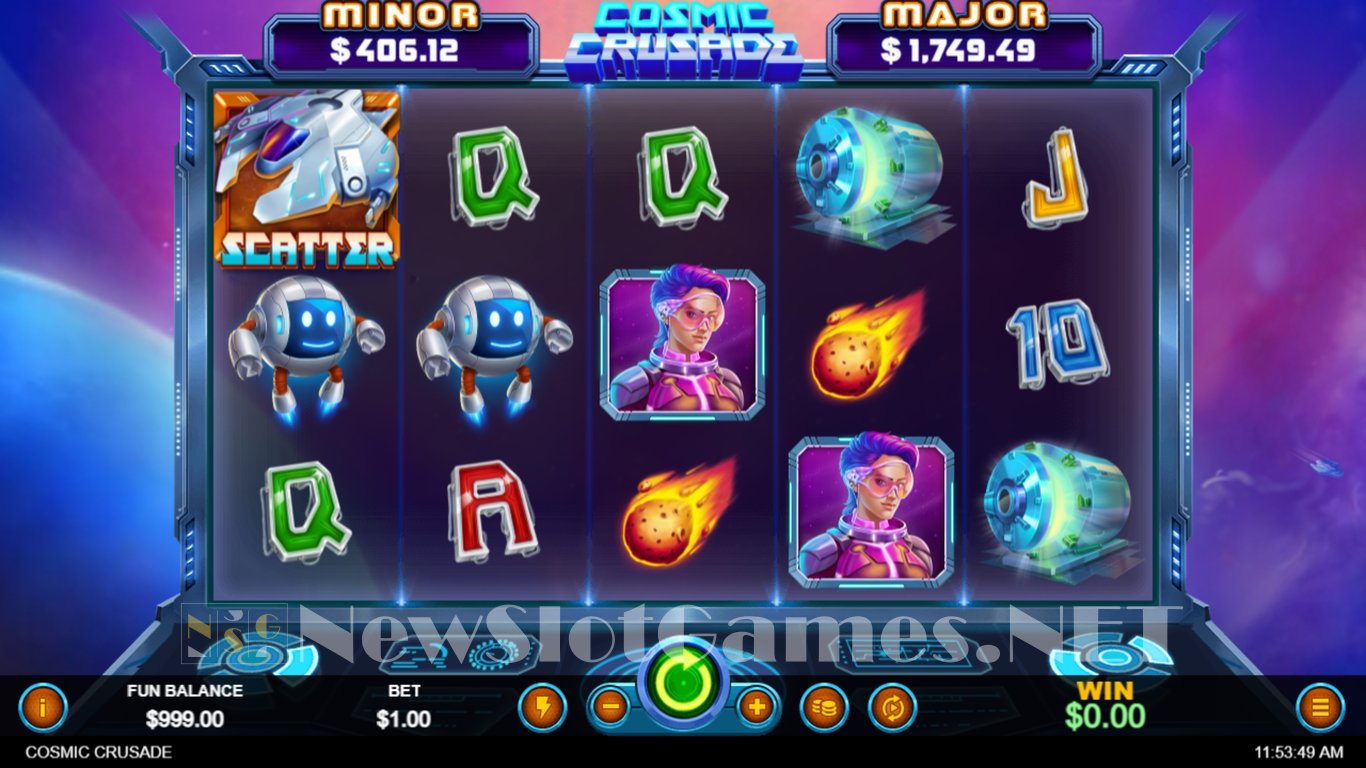 Cosmic Crusade Slot Demo Image