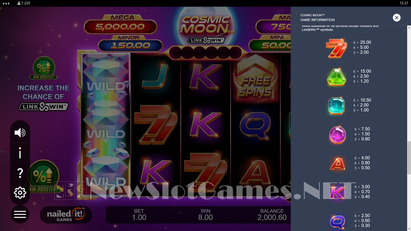 Cosmic Moon Link & Win Slot Slot Image in Demo - pic. 7