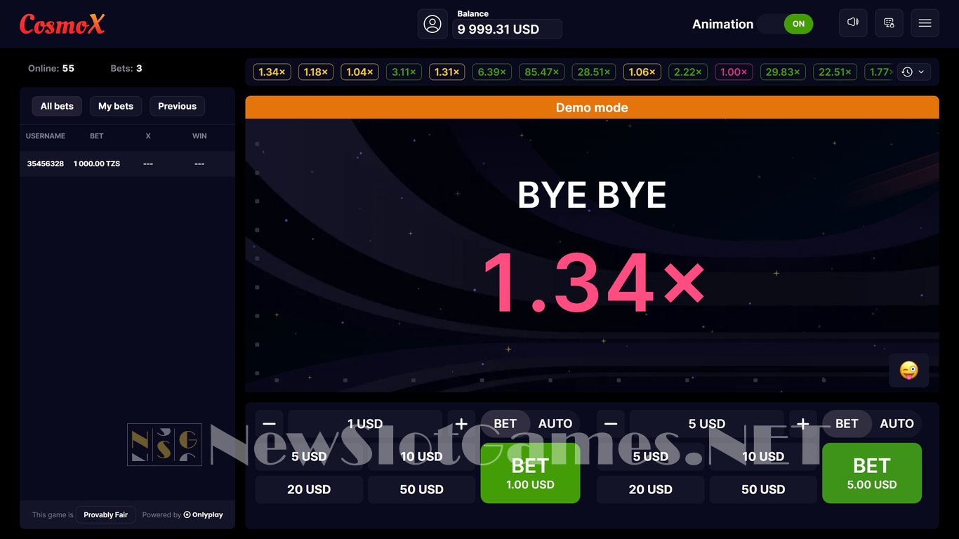 CosmoX Slot Slot Image in Demo - pic. 3