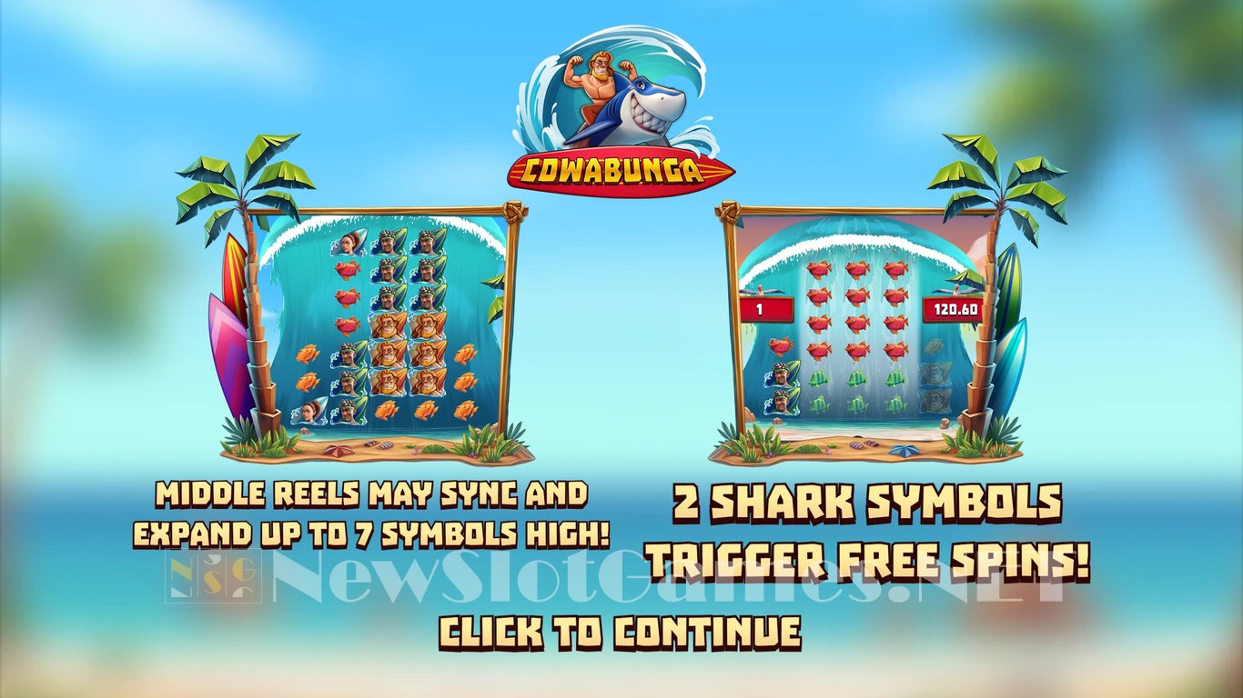 Cowabunga Dream Drop Slot Demo Image