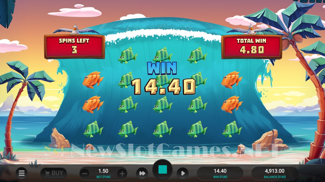 Cowabunga Dream Drop Slot Slot Image in Demo - pic. 11