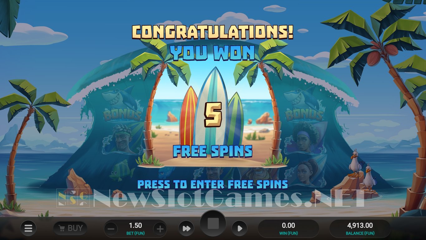 Cowabunga Dream Drop Slot Slot Image in Demo - pic. 9