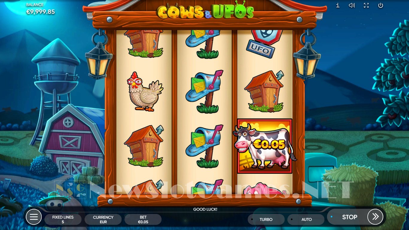 Cows & UFOs Slot Review & Demo by Endorphina - Play Free Online
