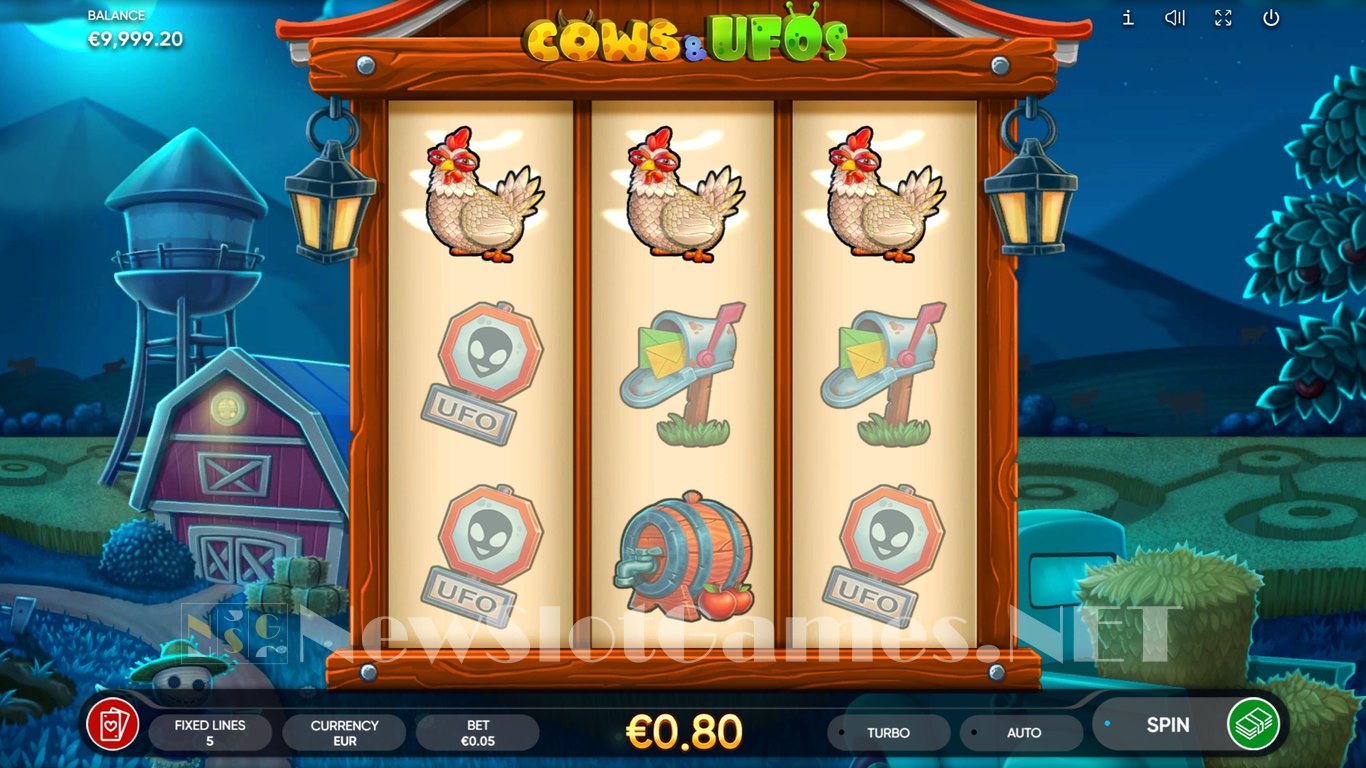 Cows & UFOs Slot Review & Demo by Endorphina - Play Free Online