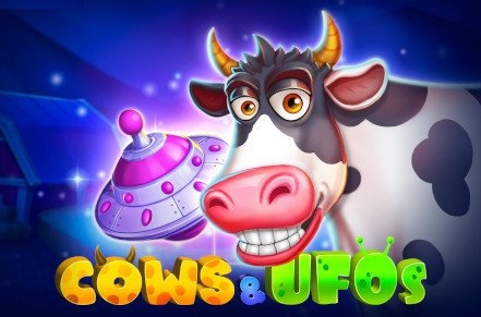 Cows & UFOs Slot Logo