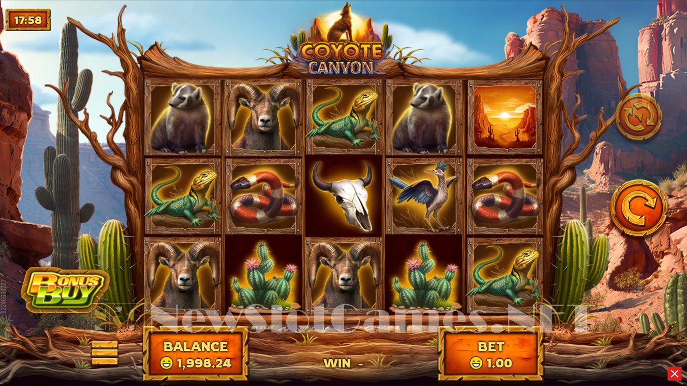 Coyote Canyon Slot Slot Image in Demo - pic. 2
