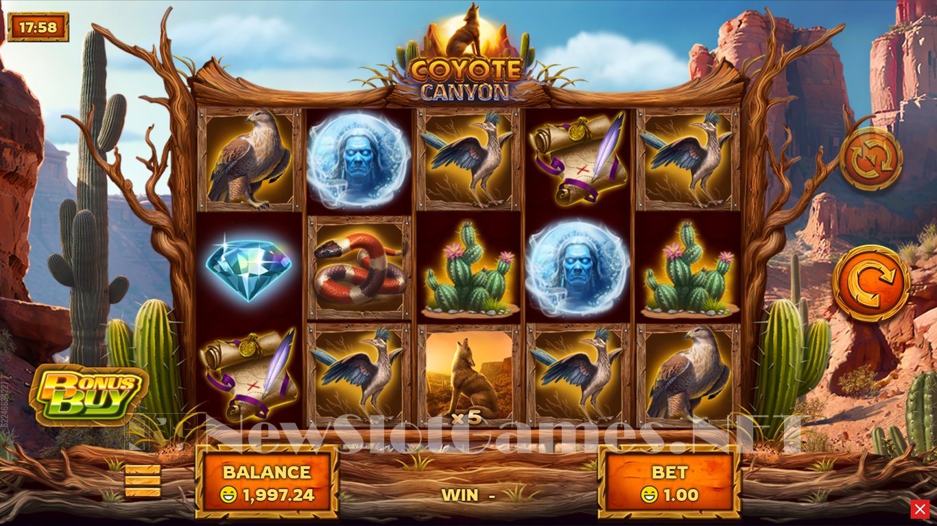 Coyote Canyon Slot Slot Image in Demo - pic. 3