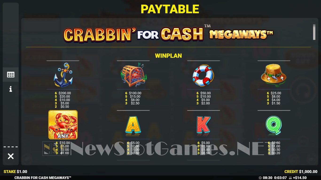 Crabbin For Cash Megaways Slot Slot Image in Demo - pic. 10