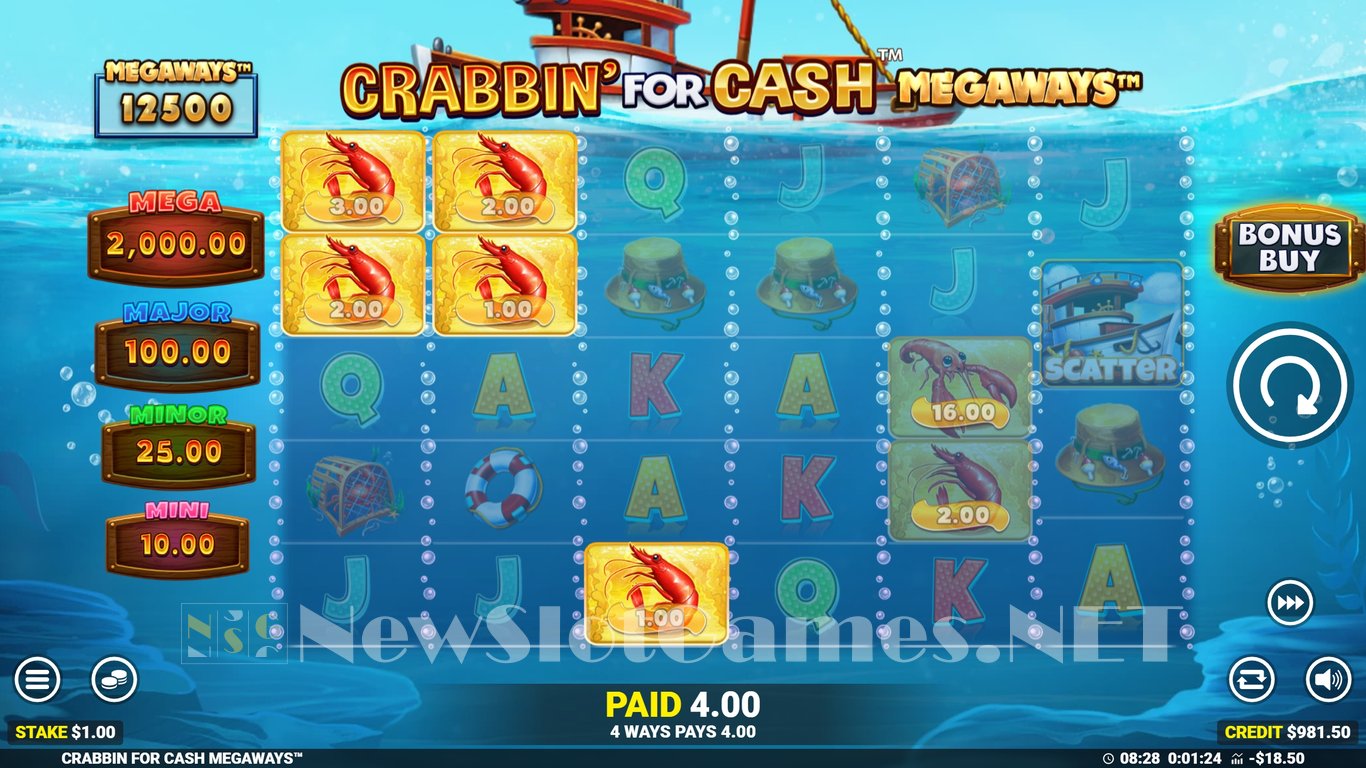 Crabbin For Cash Megaways Slot Slot Image in Demo - pic. 5