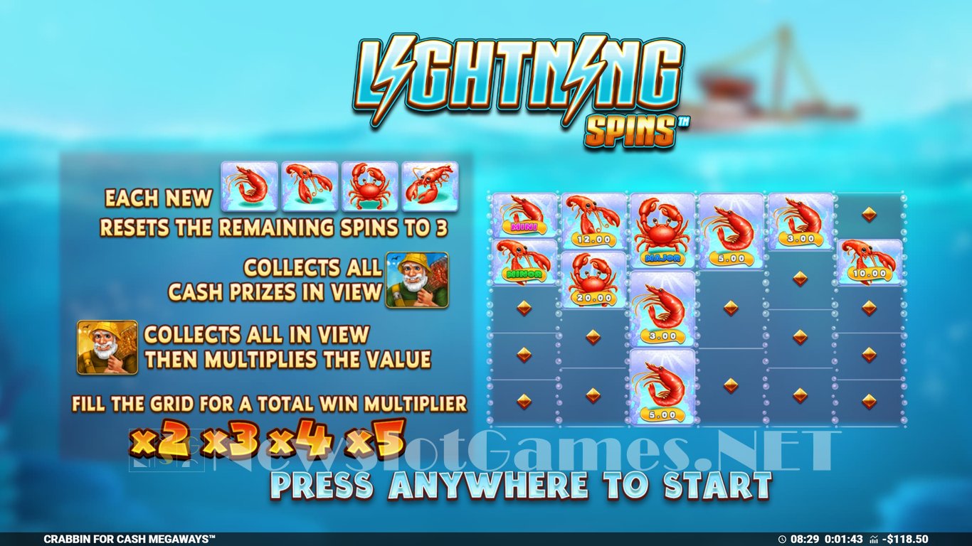 Crabbin For Cash Megaways Slot Slot Image in Demo - pic. 7