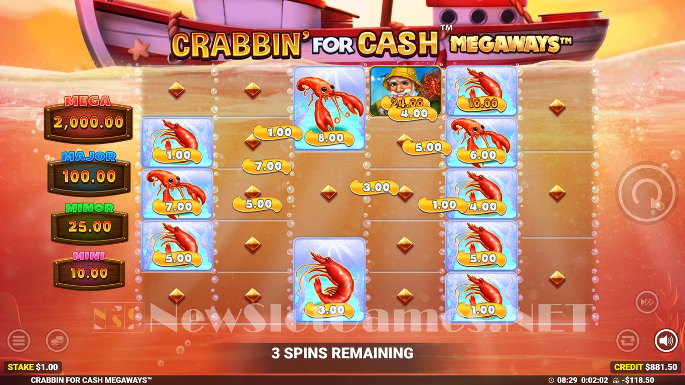 Crabbin For Cash Megaways Slot Slot Image in Demo - pic. 8