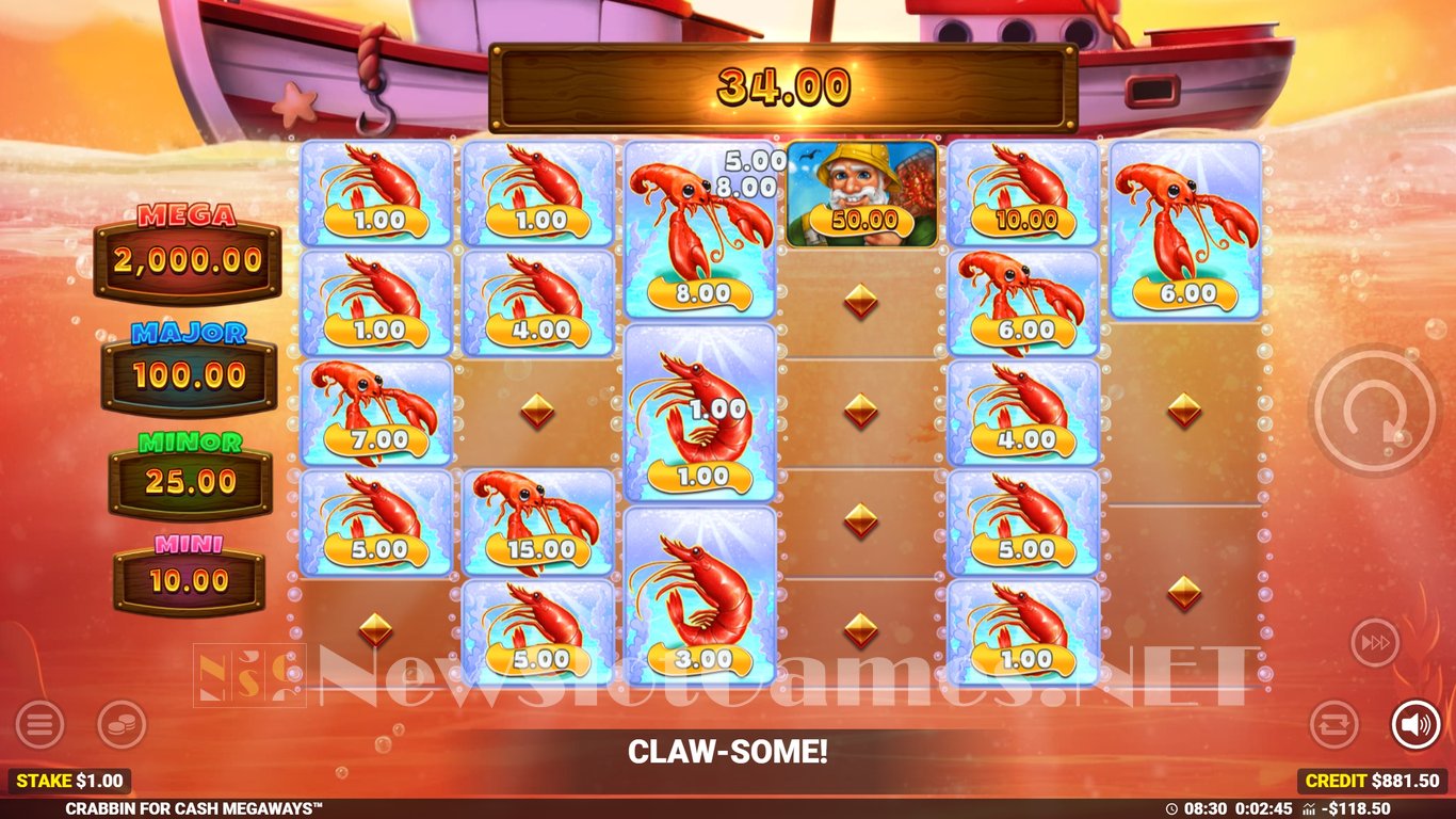 Crabbin For Cash Megaways Slot Slot Image in Demo - pic. 9