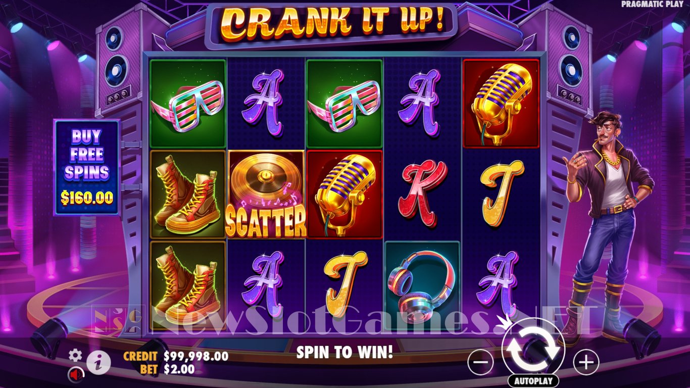 Crank It Up Slot Demo Image