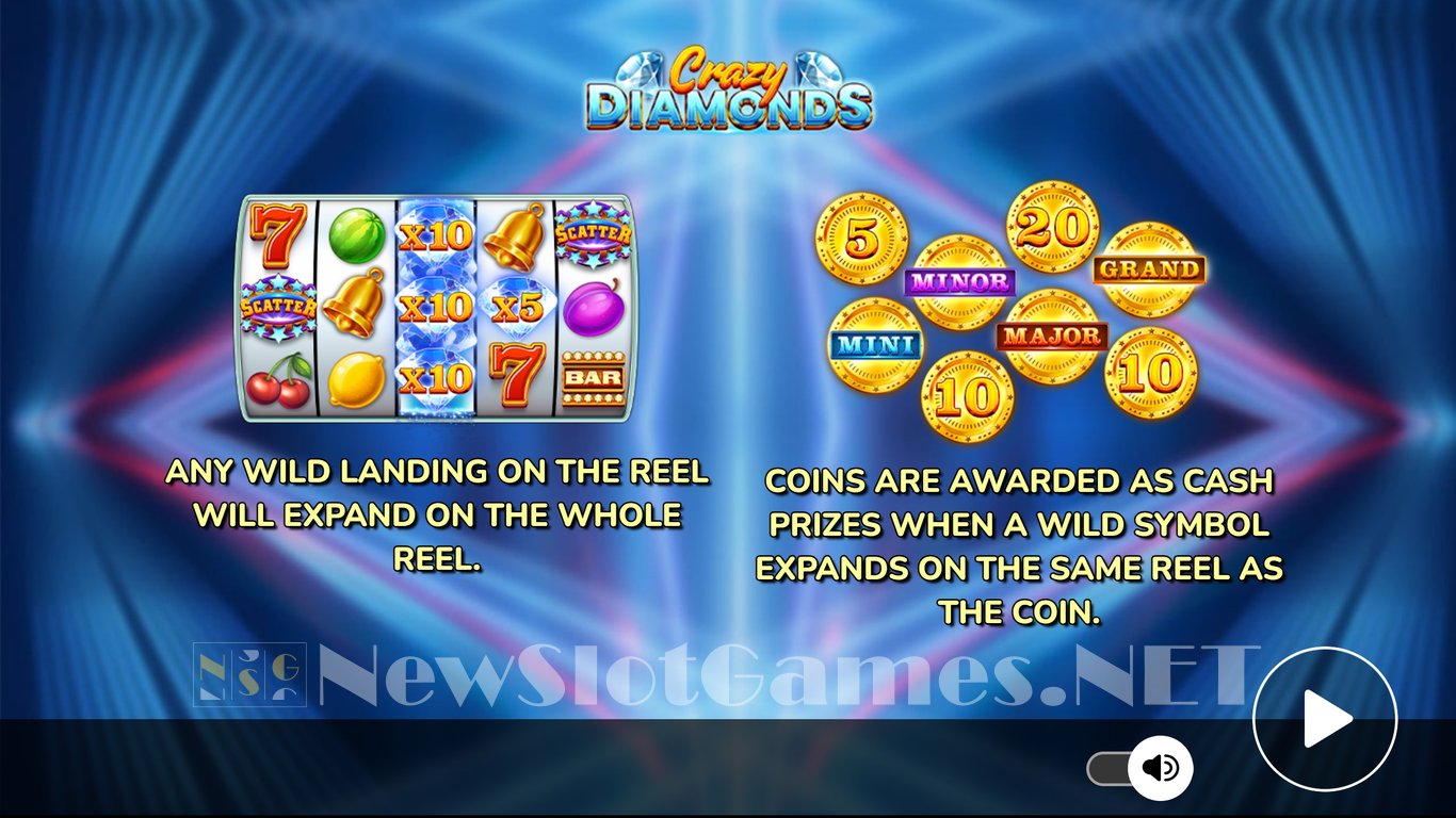 Crazy Diamonds Slot Demo Image
