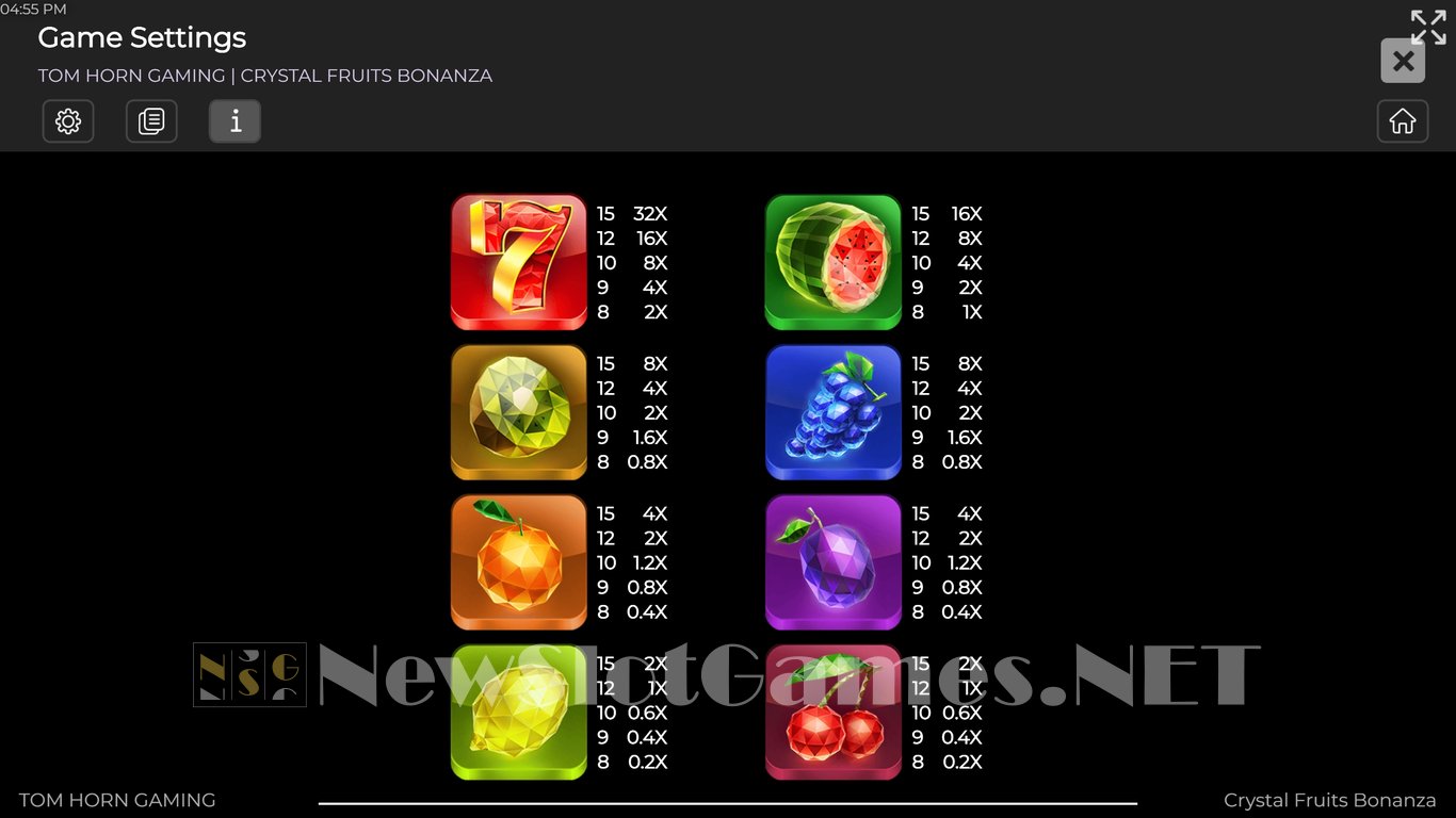 Crystal Fruits Bonanza Slot Slot Image in Demo - pic. 6