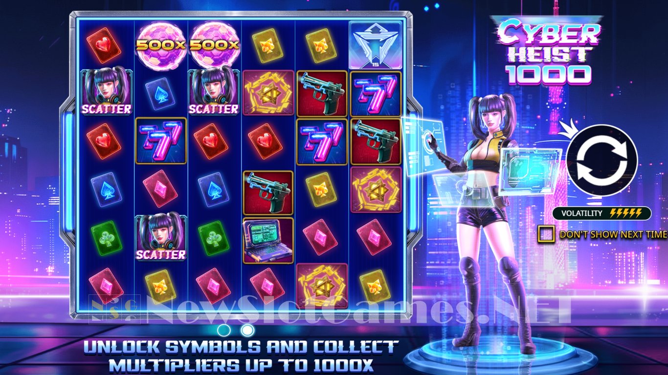 Cyber Heist 1000 Slot Demo Image