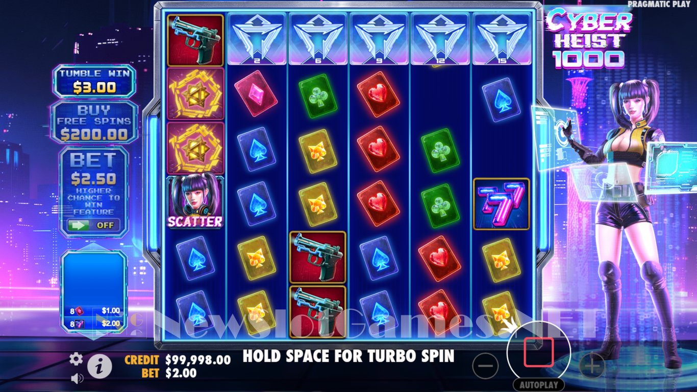 Cyber Heist 1000 Slot Slot Image in Demo - pic. 3