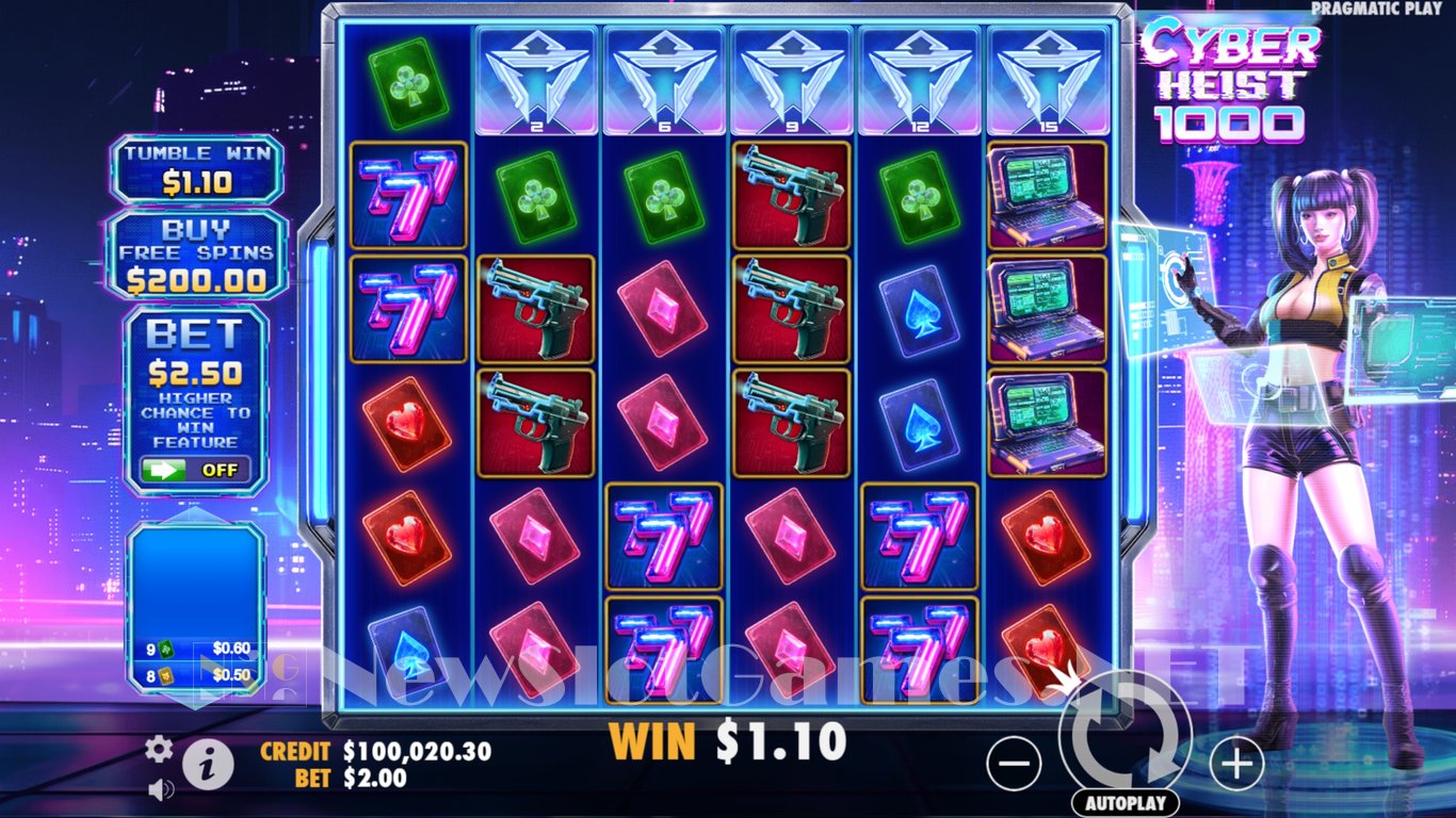 Cyber Heist 1000 Slot Slot Image in Demo - pic. 6