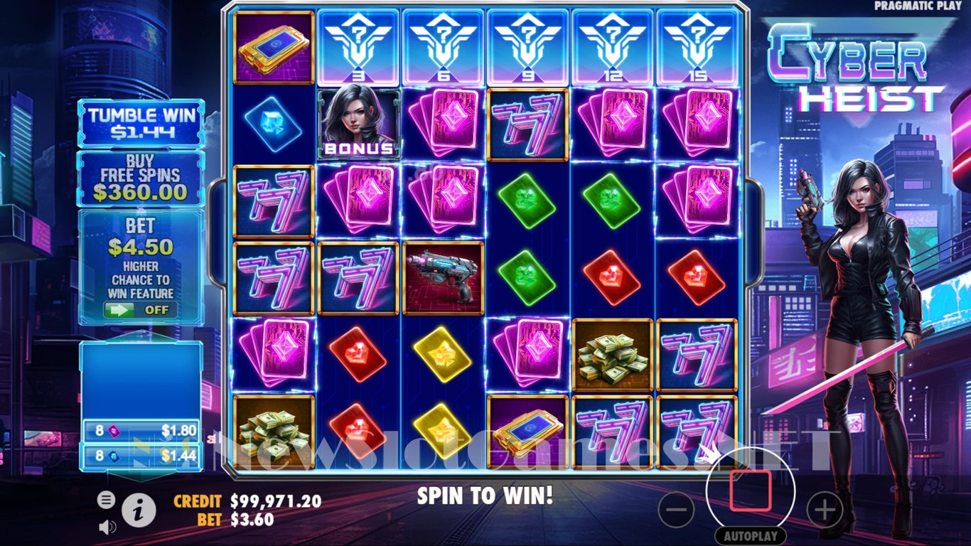 Cyber Heist Slot Slot Image in Demo - pic. 3